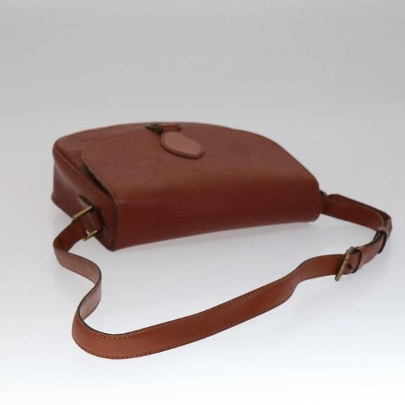 LOUIS VUITTON Epi Saint Cloud GM Shoulder Bag Brown M52193 LV Auth 111133 - Picture 8 of 15